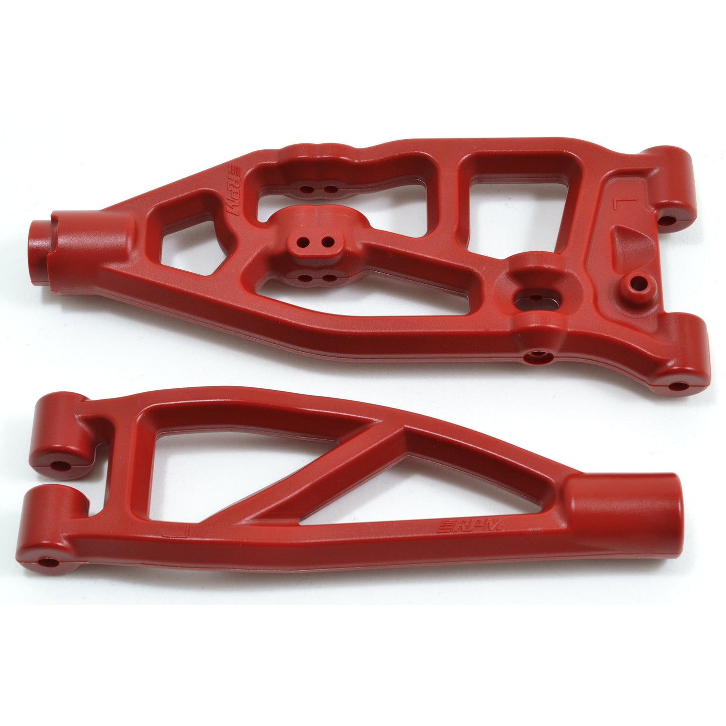 Front Left Upper & Lower A-arms: ARRMA V5 6S BLX & EXB Trucks Red