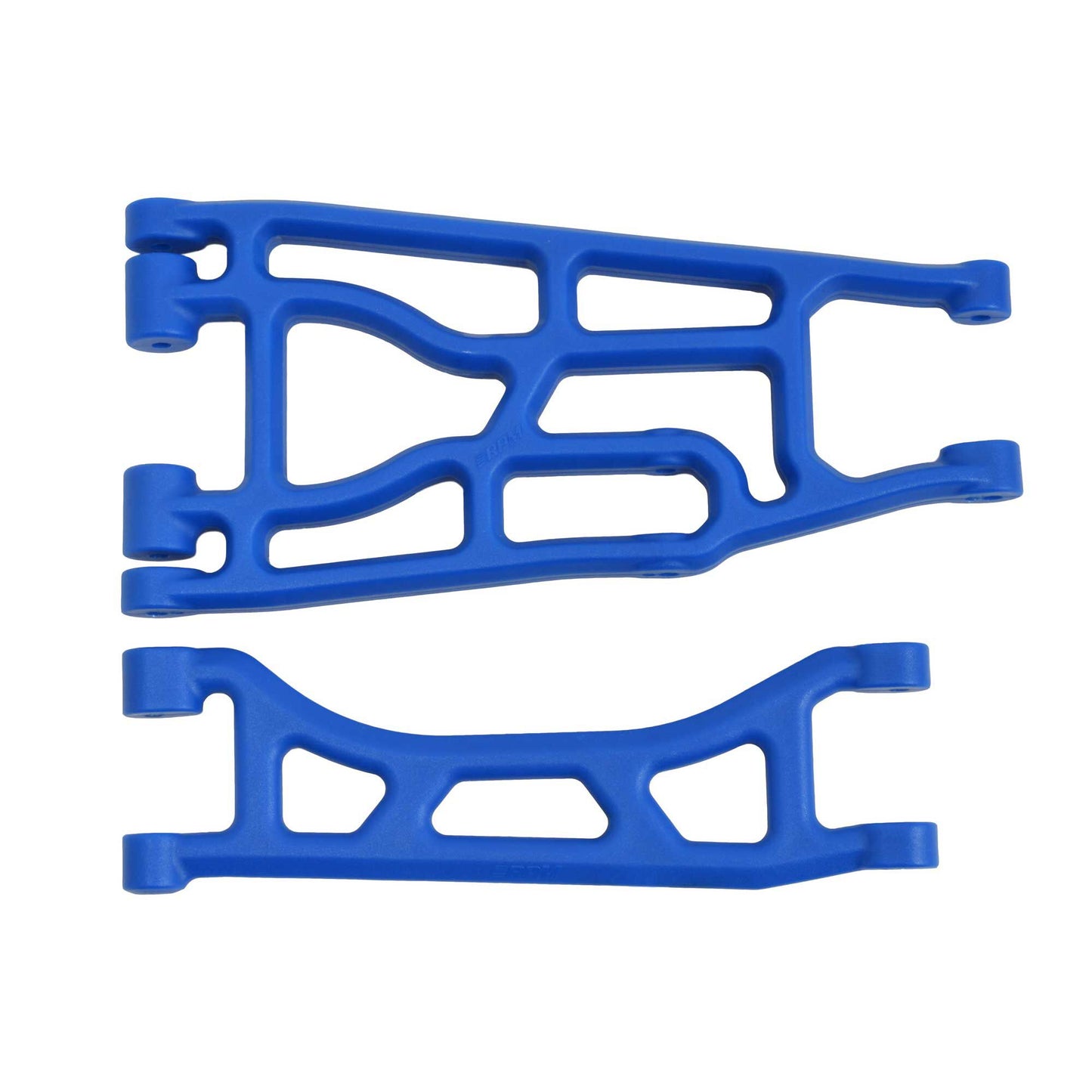 Upper and Lower A-arm Pair Blue: Traxxas X-Maxx