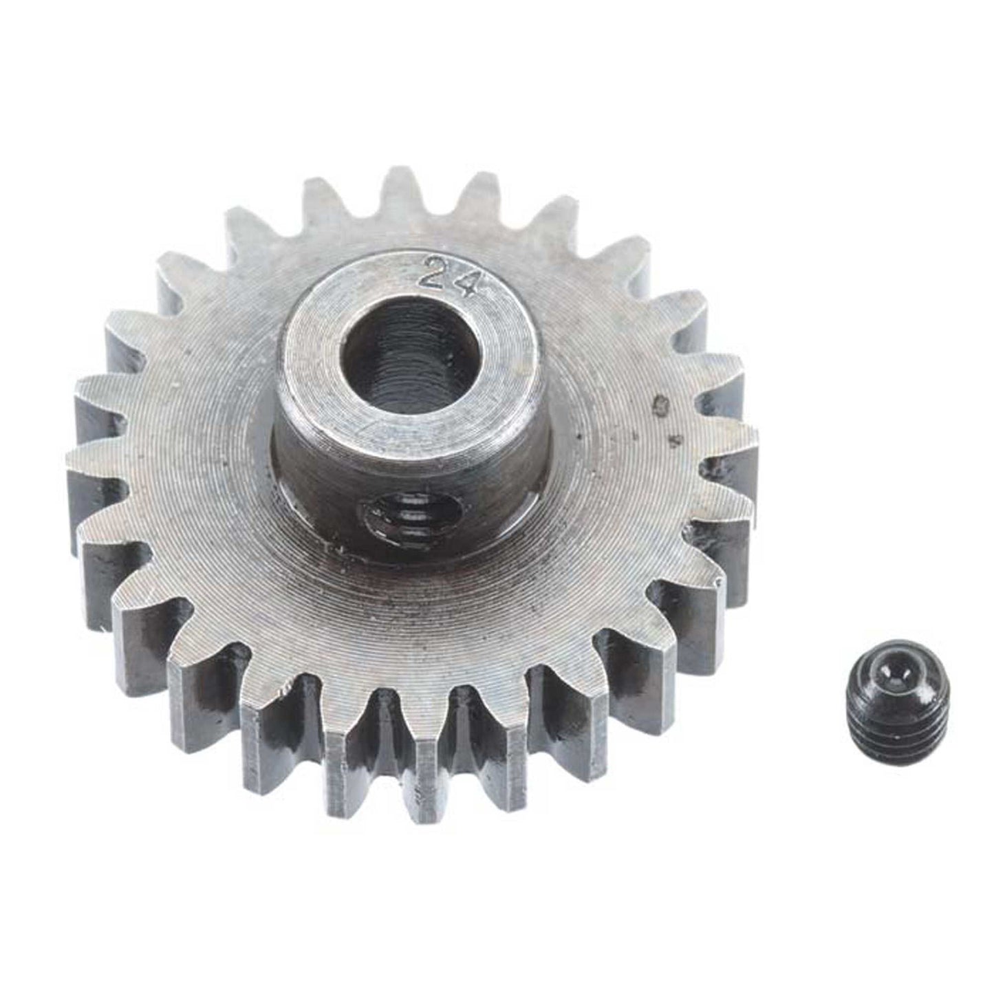 Extra Hard Steel 5mm Bore 1 Module Pinion 24T