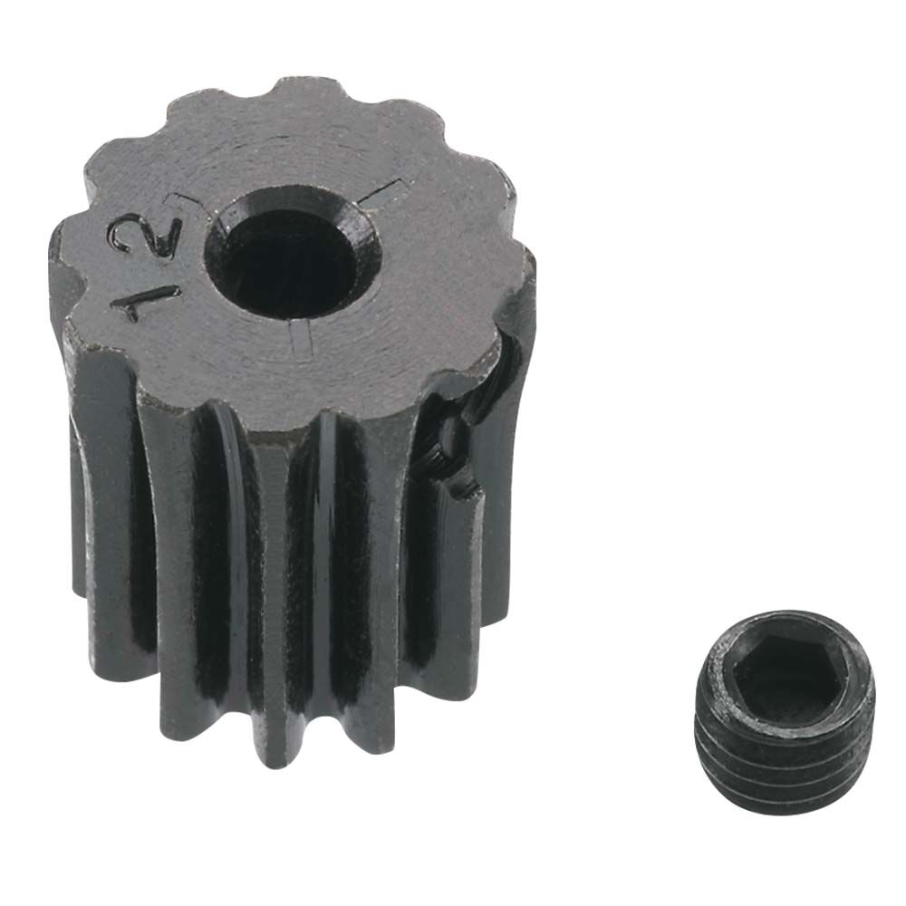0.5 Module Hard Blackened Steel Mini Pinion 2mm 12T