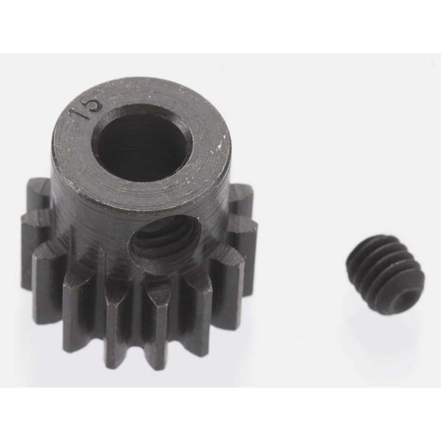 Extra Hard 15 Tooth Blackened Steel 32p Pinion 5mm