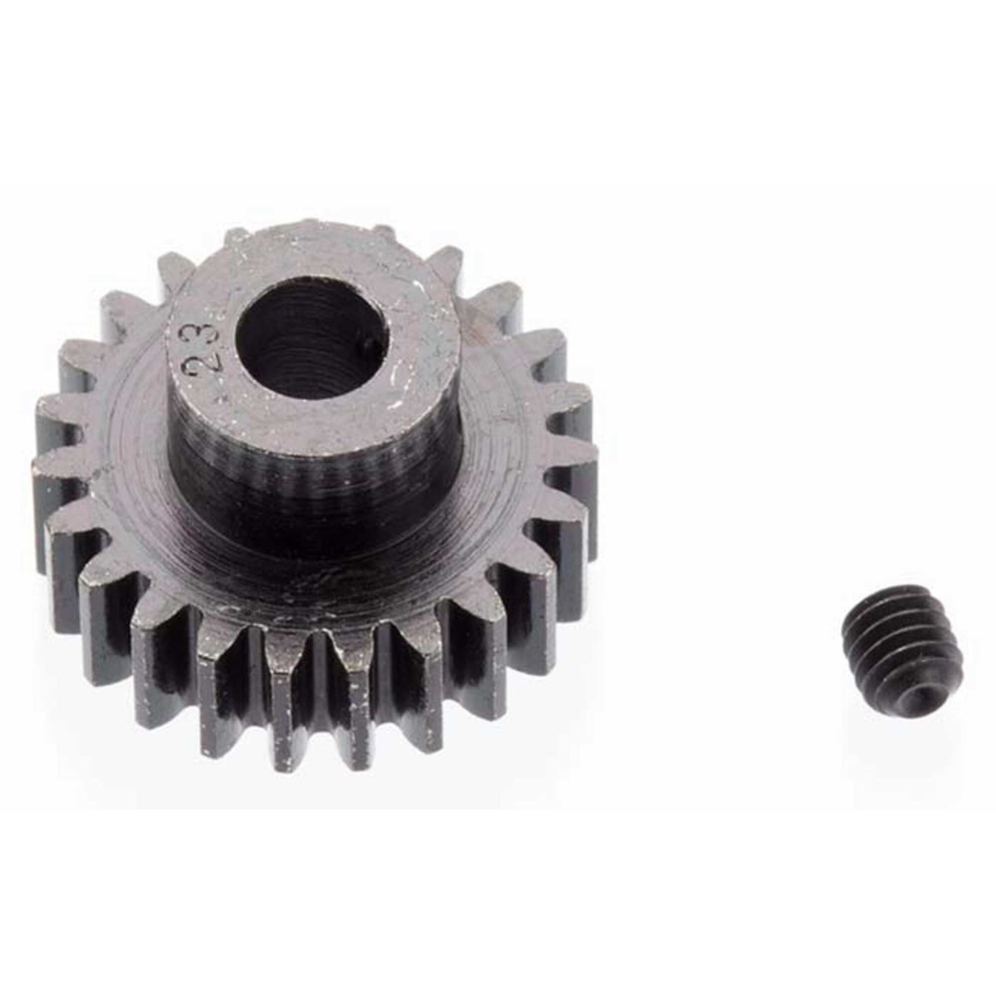 Extra Hard 23 Tooth Blackened Steel 32p Pinion 5mm
