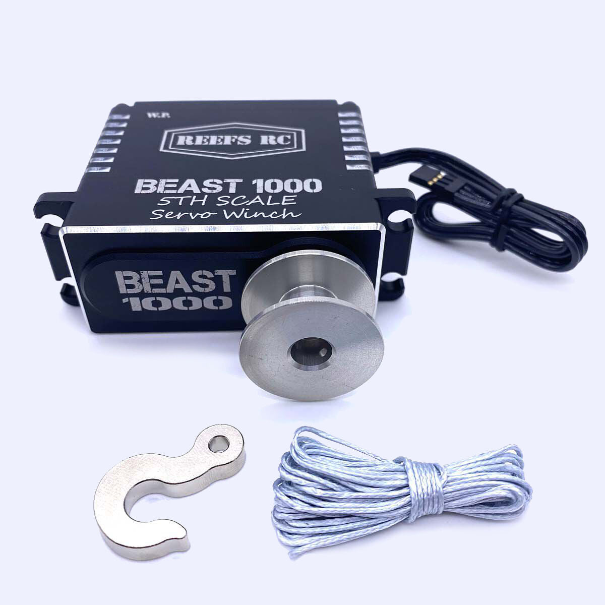 Beast 1000 1/5 Scale Digital Metal Gear Waterproof Winch Servo Black