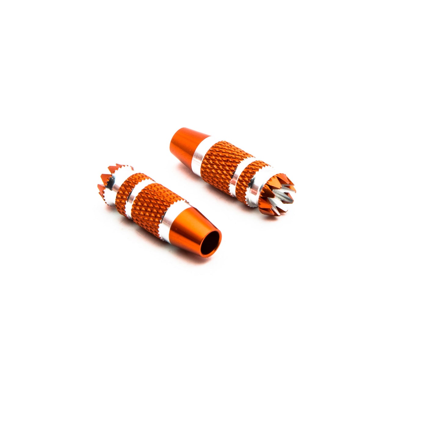 Gimbal Stick Ends 24mm Orange with Silver (2): DX6G2 DX7G2