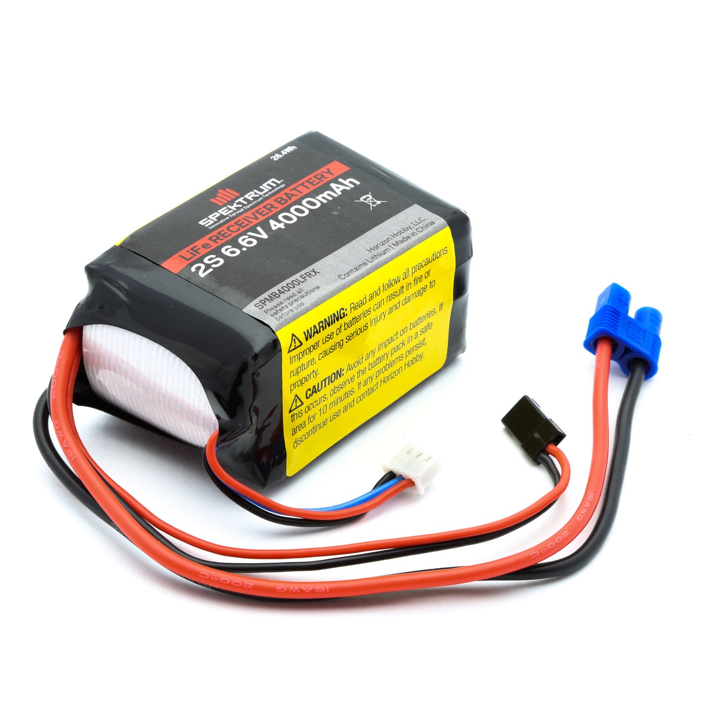 6.6V 4000mAh 2S LiFe Receiver Battery: Universal Receiver EC3