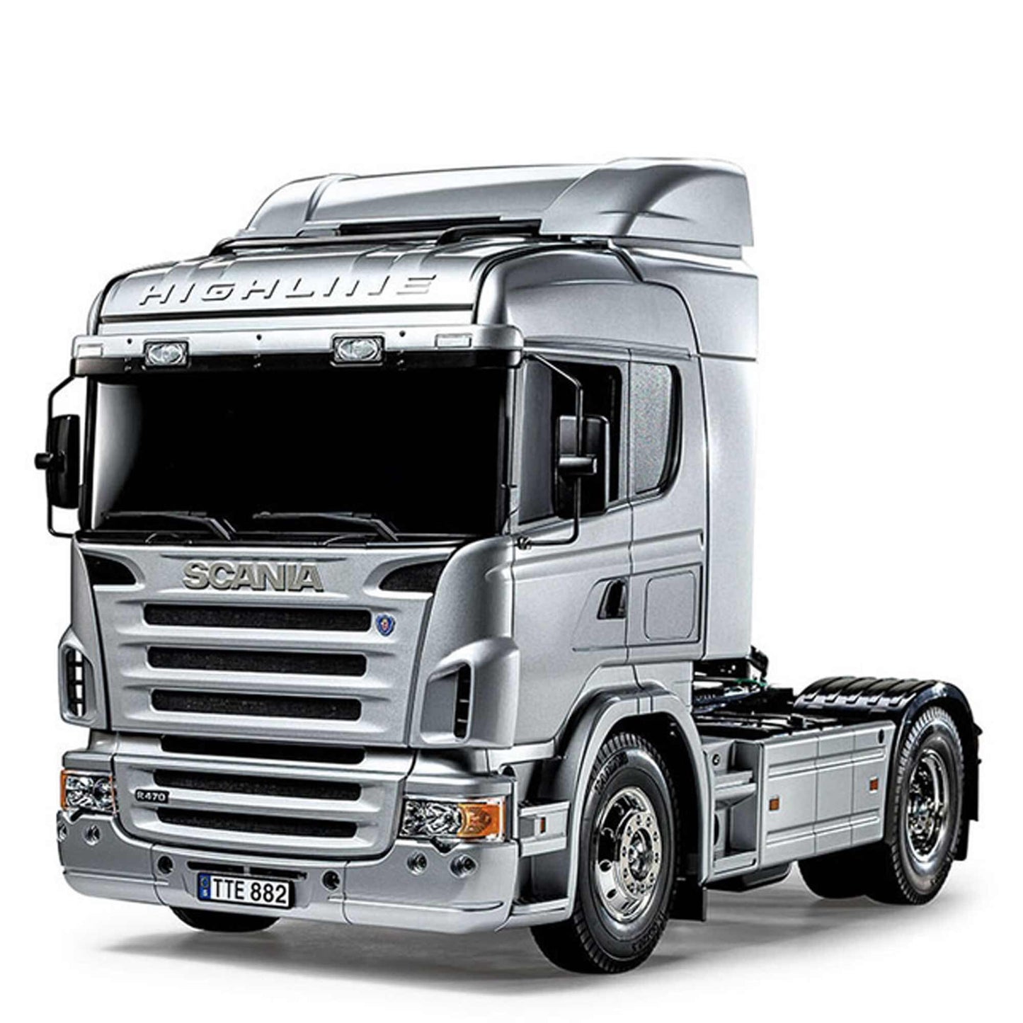 1/14 Scania R470 6X4 Tractor Truck Kit Silver