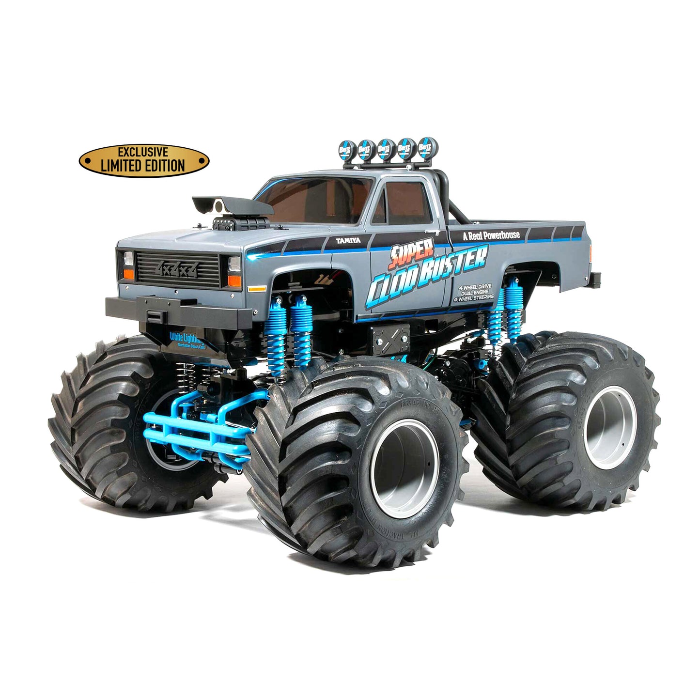 1/10 Super Clod Buster 4X4 Monster Truck Kit Grey (Limited Edition)