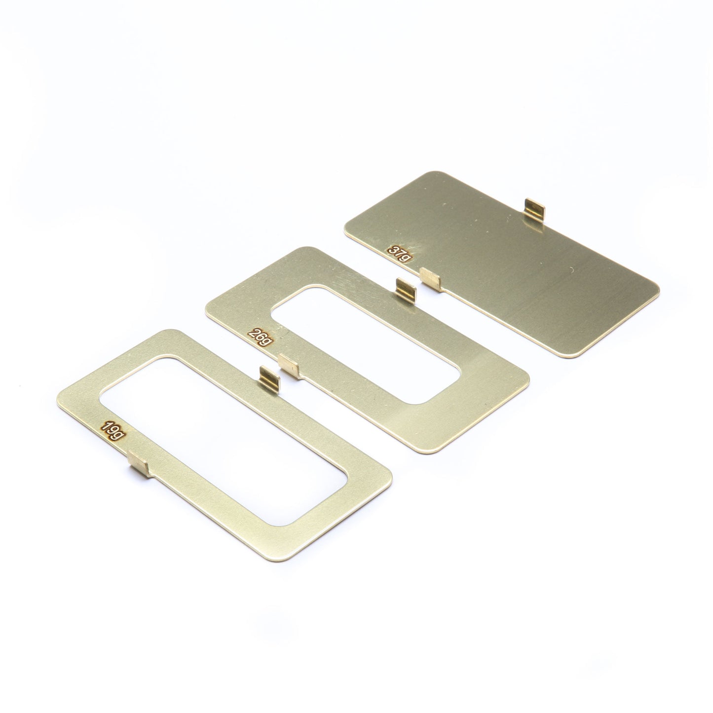 Brass Battery Weight Set - 18g 25g 36g