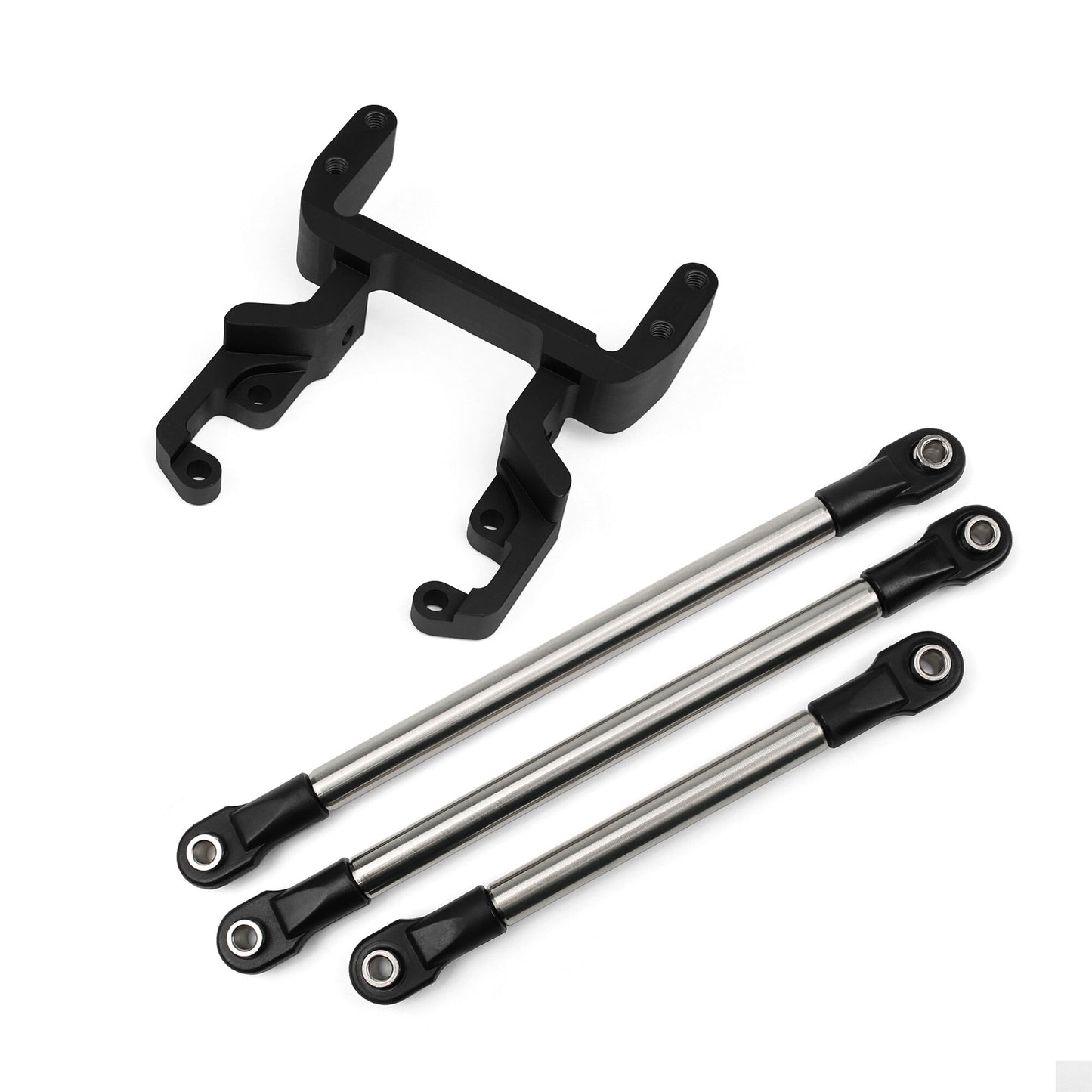Currie F9 Servo Mount Kit Black: SCX10-II