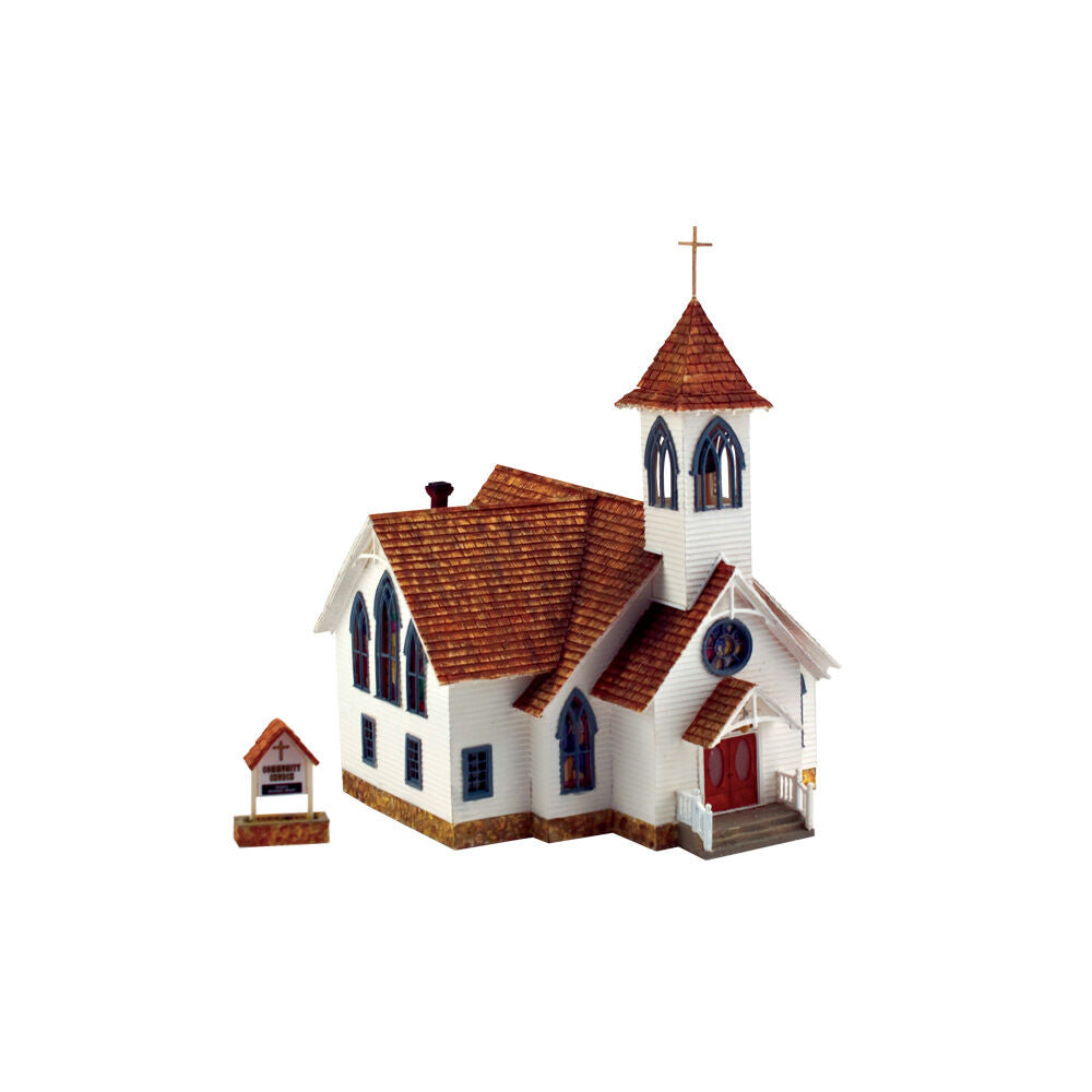 HO Built-Up Community Church