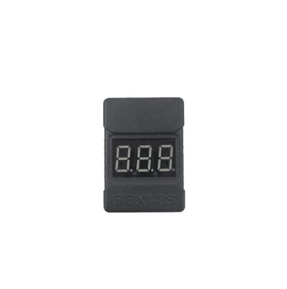 Hobby Details Hard Case 1-8S Lipo Battery Voltage Meter with Programmable Buzzer Alarm