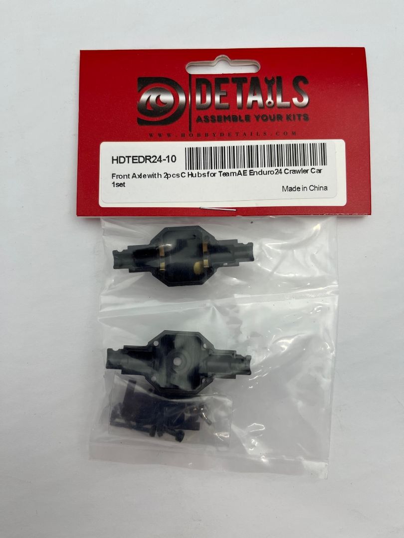 Hobby Details Team Associated Enduro24 Brass Front Axle with C-Hubs (1) Weight: 47.1g