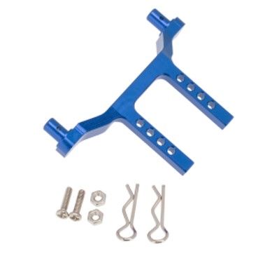 Hobby Details Traxxas 1/18 Teton Aluminum Front Body Mount - Blue - Replaces TRA7615