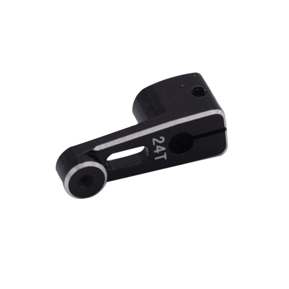 Hobby Details Axial SCX24 Aluminum 24T Servo Horn (fits original Servo)(1)(Black)