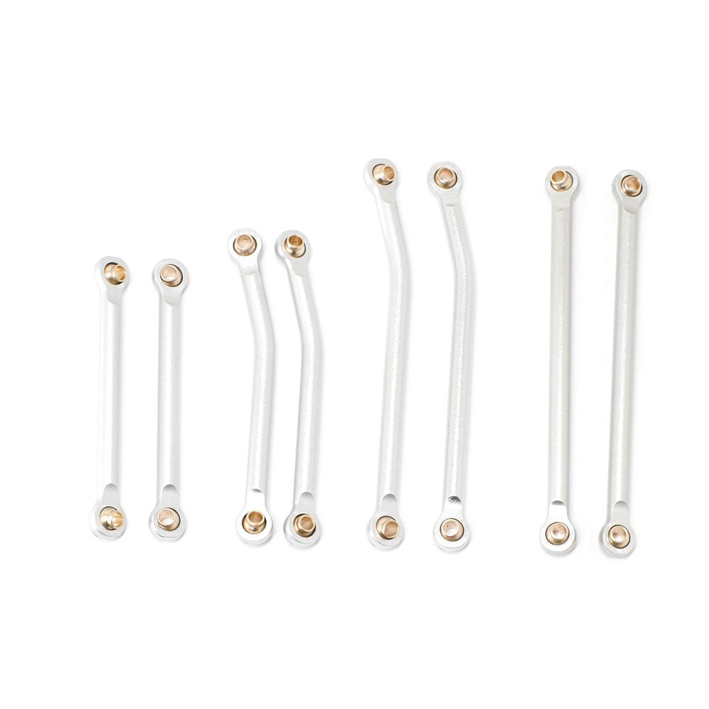Hobby Details Traxxas 1/18 TRX-4M Aluminum Suspension Link Set - Silver (8)