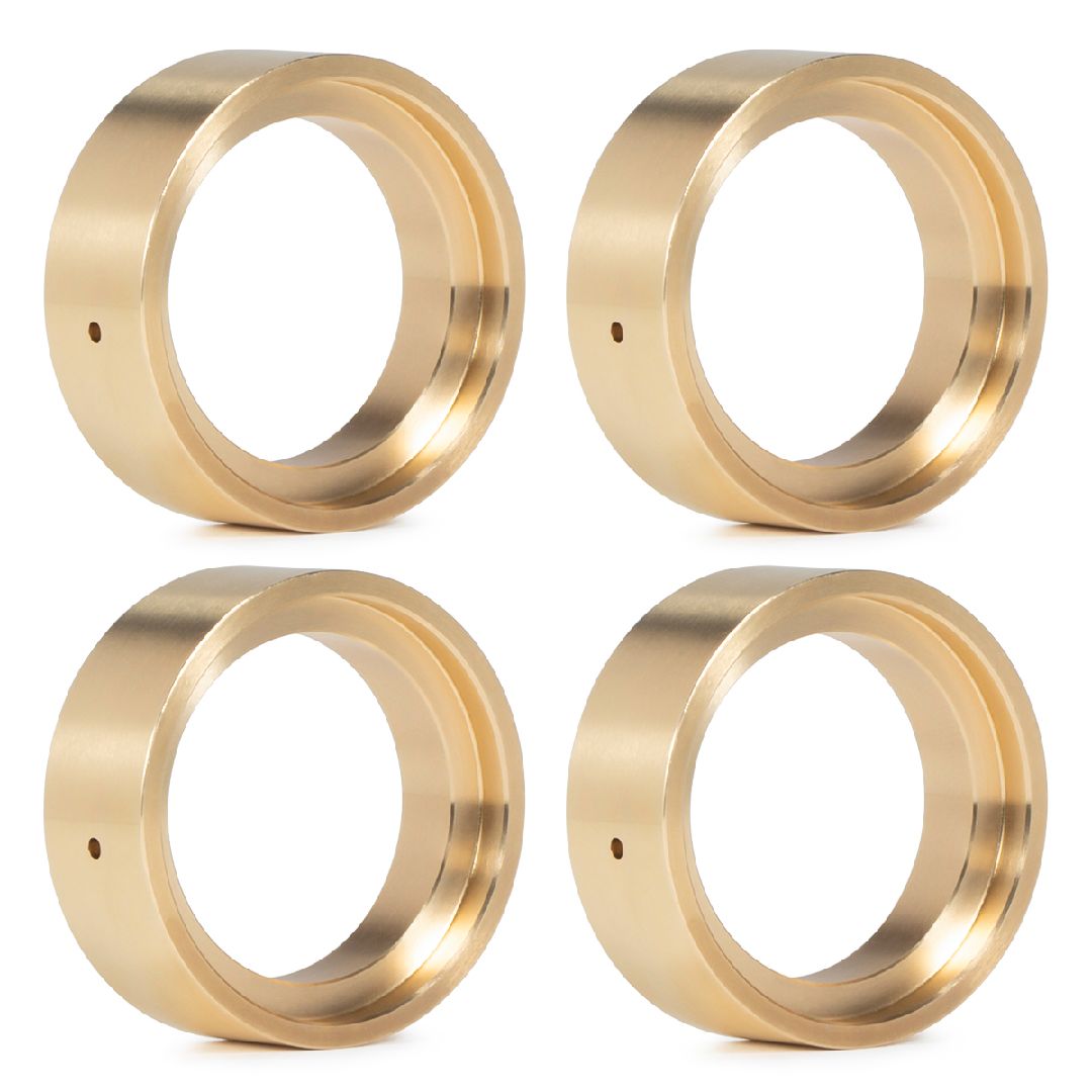 Hobby Details 1.0" Brass Rings , Partially Replaces TRA9781 For TRX-4M (4) Weight: 140g