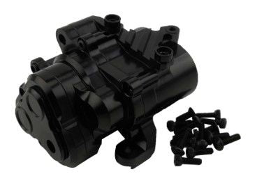 Hobby Details Traxxas TRX-4 Aluminum Gearbox Housing Set - Black - Replaces TRA8291