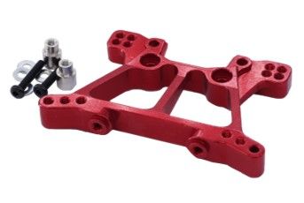 Hobby Details Traxxas 1/10 4x4 Slash Aluminum Front Shock Tower - Red (1) - Replaces TRA6839