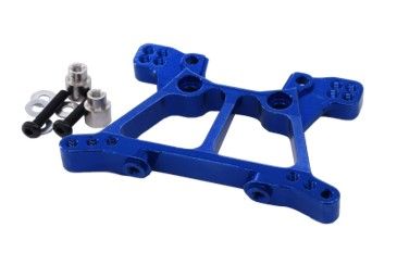 Hobby Details Traxxas 1/10 4x4 Slash Aluminum Front Shock Tower - Blue (1) - Replaces TRA6839