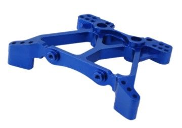 Hobby Details Traxxas 1/10 4x4 Slash Aluminum Rear Shock Tower - Blue (1) - Replaces TRA6838