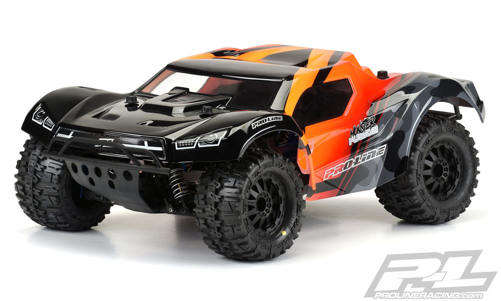 Pro-Line Pre-Cut Monster Fusion Clear Body for PRO-Fusion SC 4x4, Slash 2wd & Slash 4x4 with 2.8" MT Tires