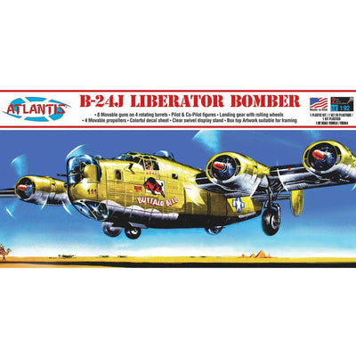 Atlantis B-24J Bomber Buffalo Bill with Swivel Stand