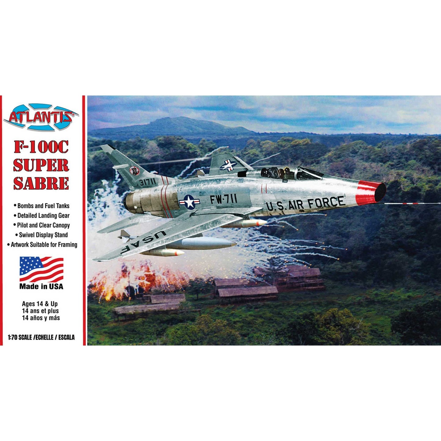 Atlantis 1/70 F-100C Super Sabre