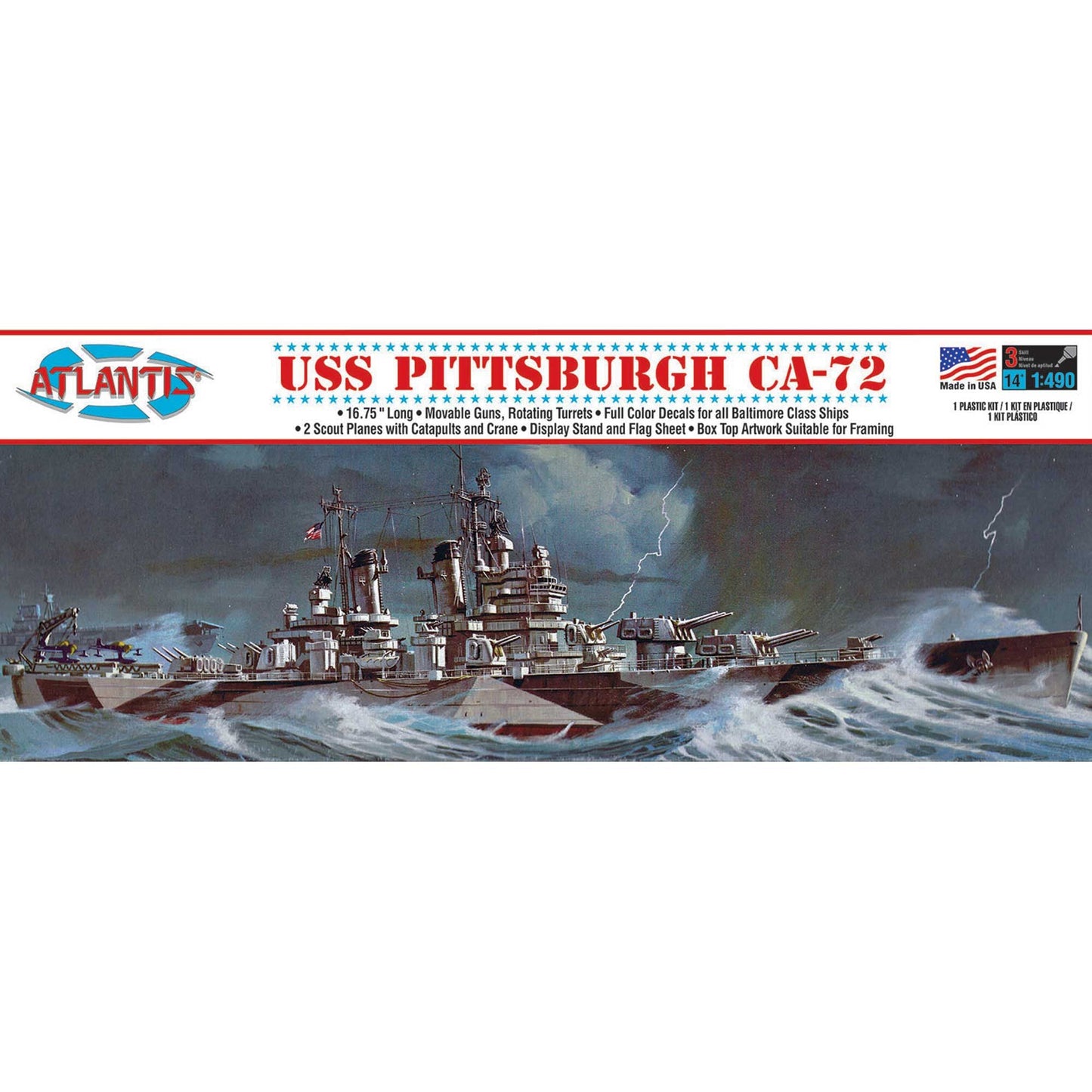Atlantis USS Pittsburgh CA-72 Heavy Cruiser