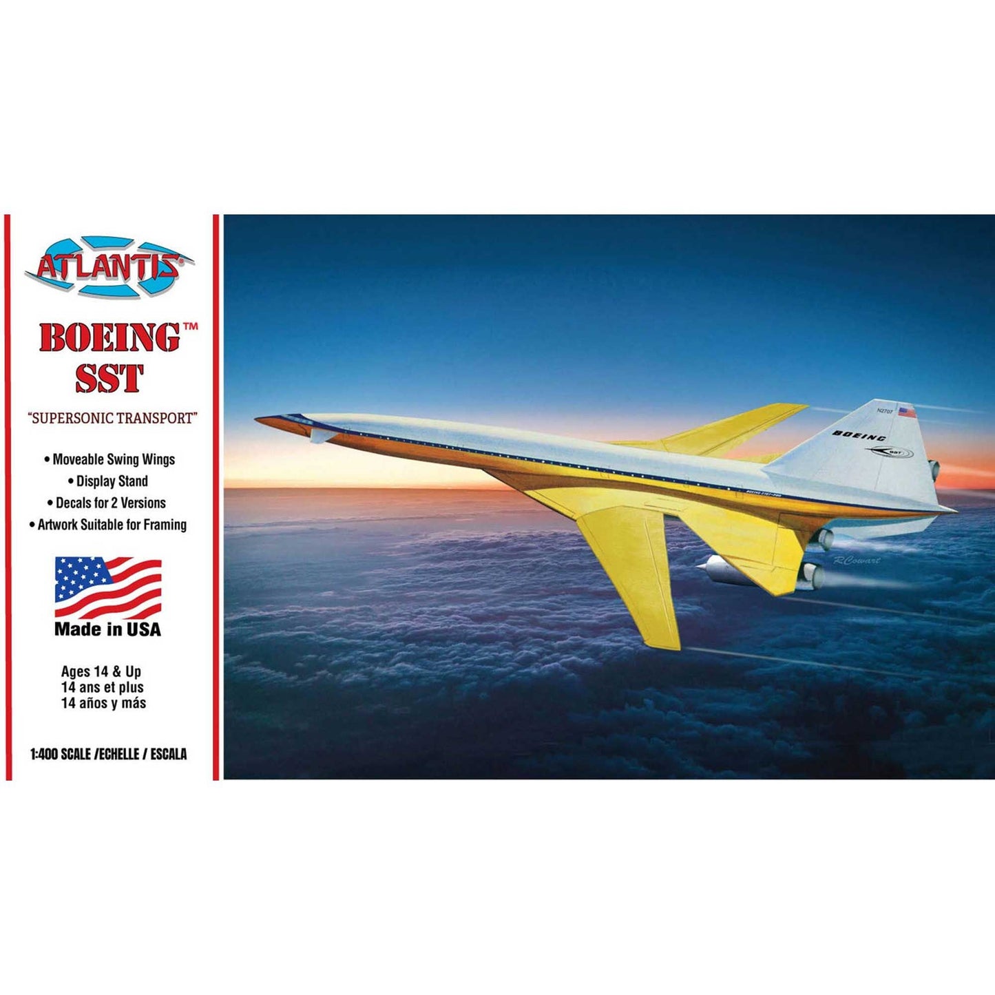 Atlantis 1/400 Boeing SST Transport Boeing Markings