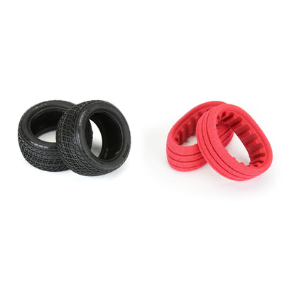1/10 Array Super Soft Long Wear Rear 2.2" Dirt Oval Tires (2)