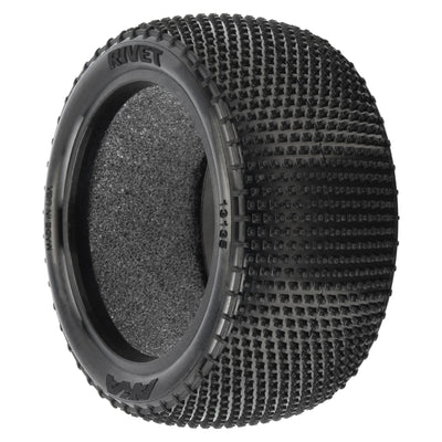 AKA Products 1/10 Rivet Soft Carpet Rr Off-Road Buggy Tires (2)