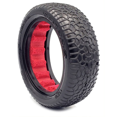 AKA Products 1/10 Buggy 2WD Front Scribble 2.2(Clay)-Red Insert