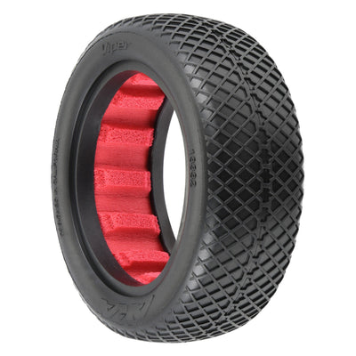 AKA Products 1/10 Viper Med Sft 4WD Fr 2.2 Off-Rd Bgy Tire (2)
