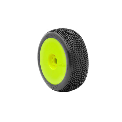AKA Products 1/8 Buggy IMPACT (Soft Long Wear) EVO Mntd Yel