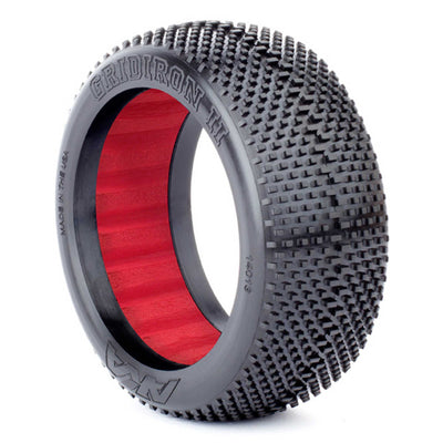 AKA Products 1/8 Buggy Gridiron II SSLW Tire w/ Red Insert (2)