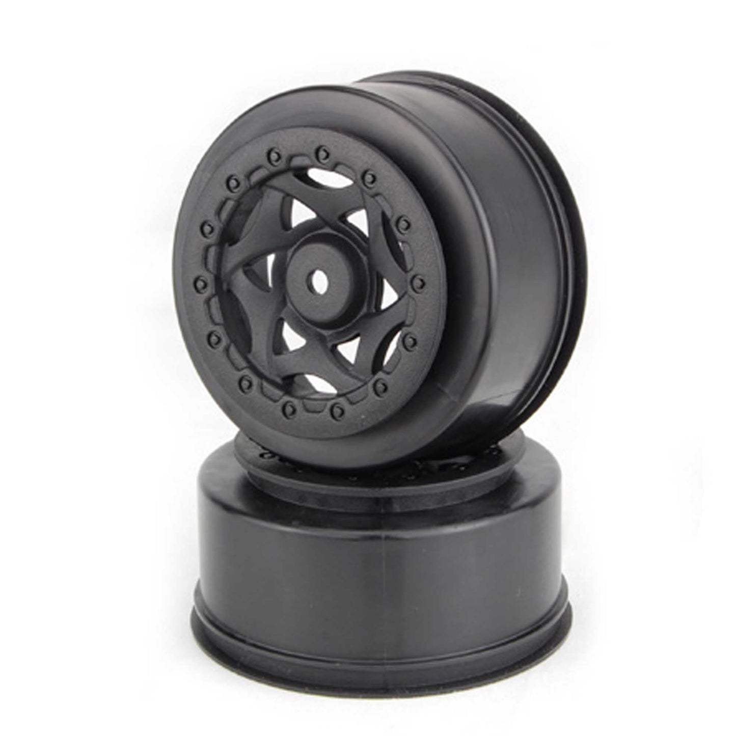 AKA Products 1/10 Cyclone SC Wheel, Black (2): SCTE4X4/SCT410