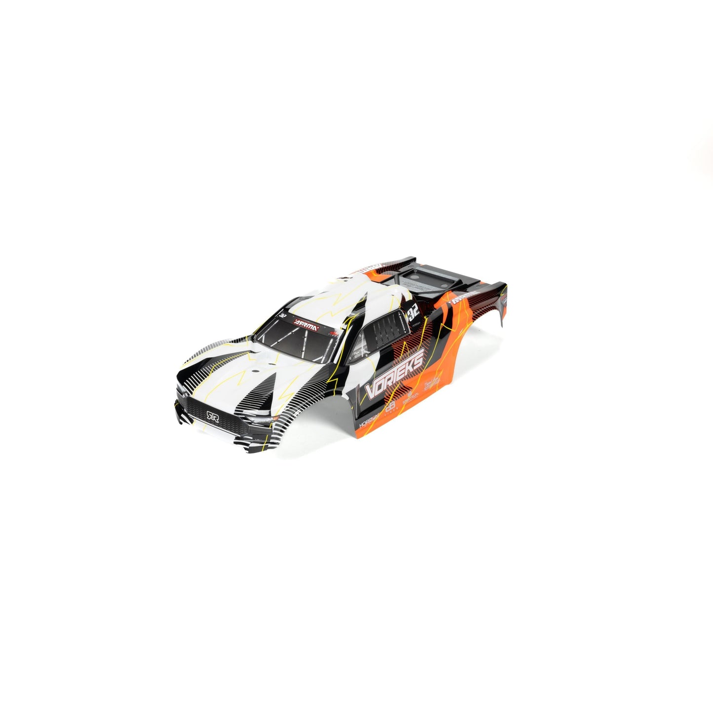 Arrma VORTEKS 2WD Clipless Painted Decaled Body Set - Orange