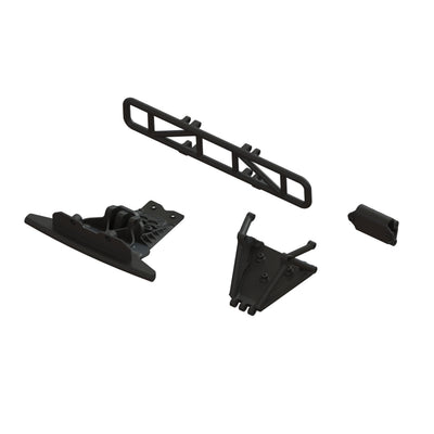 Arrma Lower Skid And Bumper Set - Black