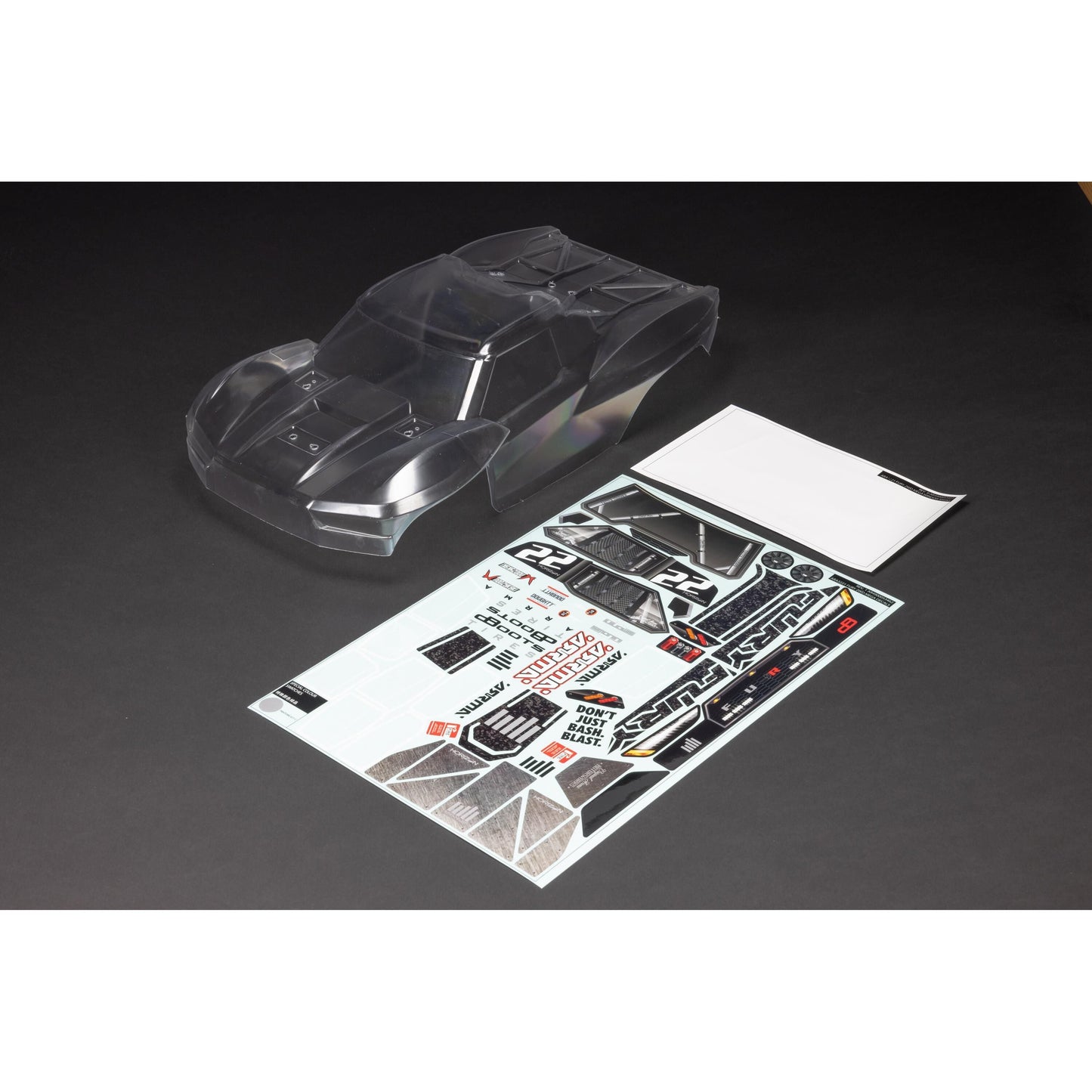 Arrma FURY Clear Body (inc decals/window masks)
