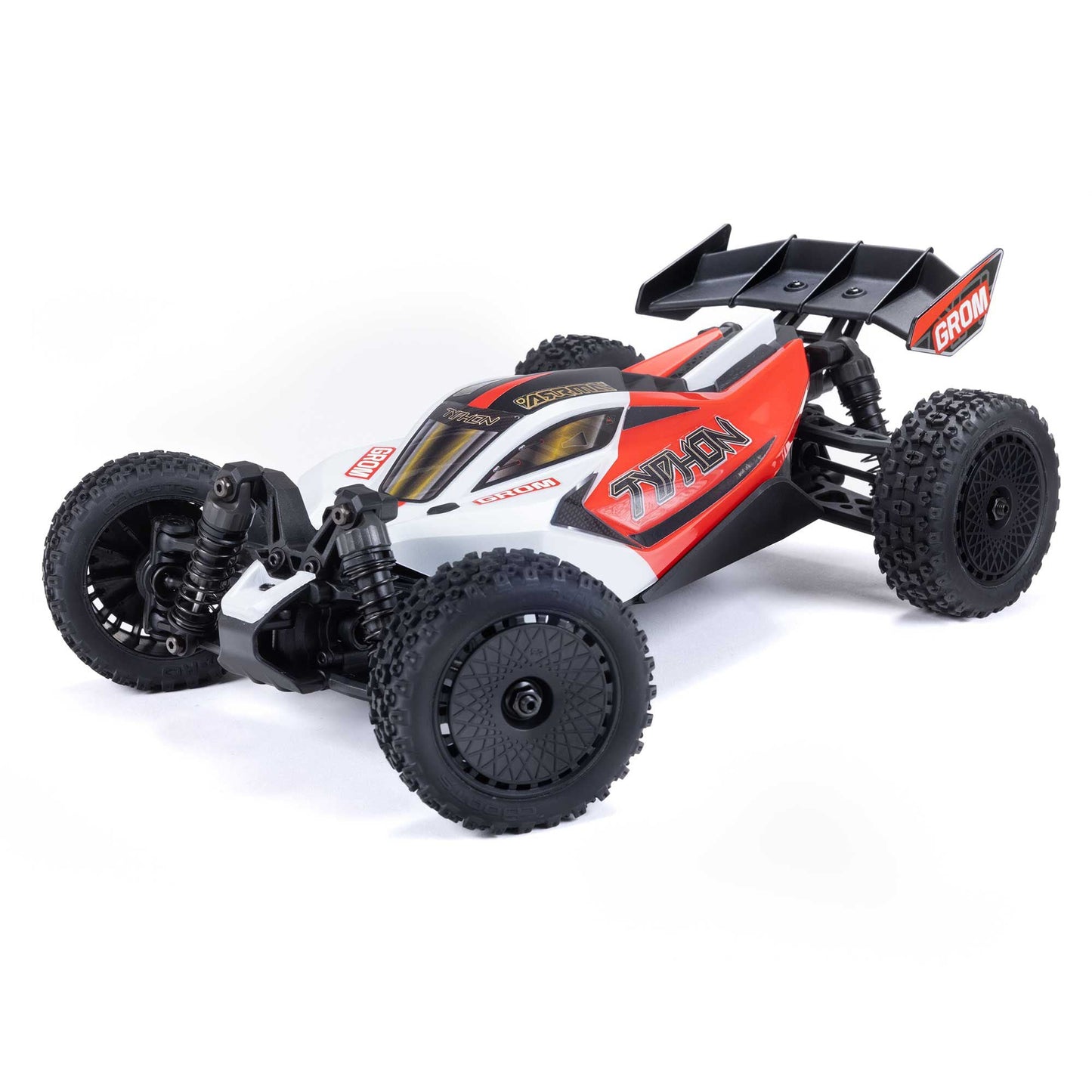 Arrma 1/14 TYPHON GROM 4x4 Buggy RTR - Red/White