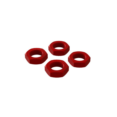 Arrma AR310906 Aluminum Wheel Nut 17mm (4) - Red