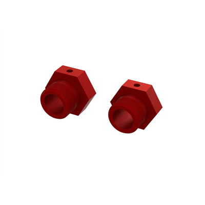 Arrma Aluminum Wheel Hex 24mm (2) - Red