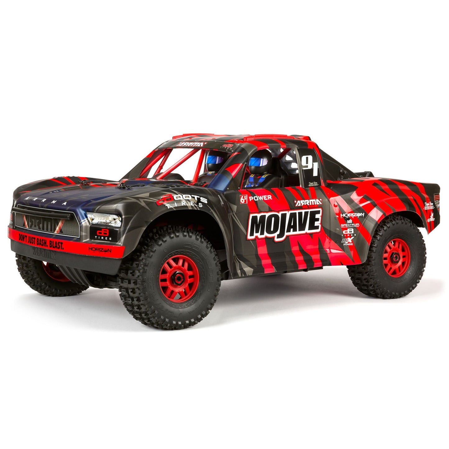 Arrma 1/7 MOJAVE BL-6S 4x4 Desert Truck RTR - Red/Black