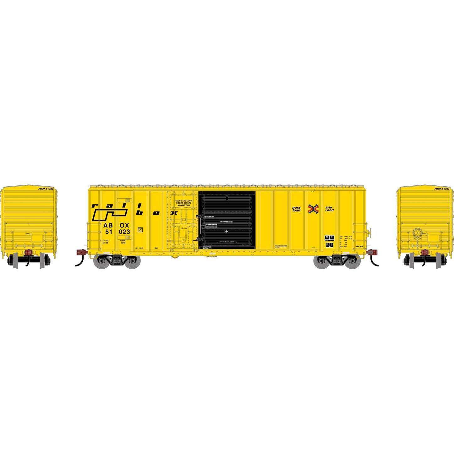 HO ATH 50' FMC 5277 Combo Door Box Car, ABOX 'Late' #51023