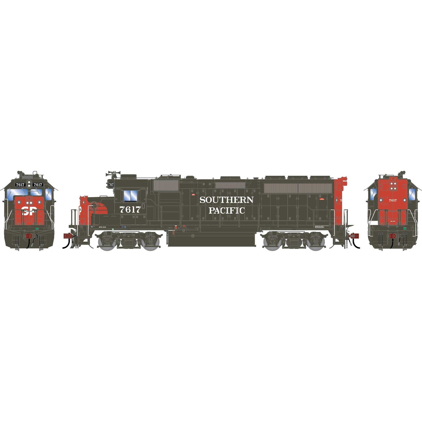 HO GEN GP40-2 Locomotive w/DCC & Sound, SP #7617
