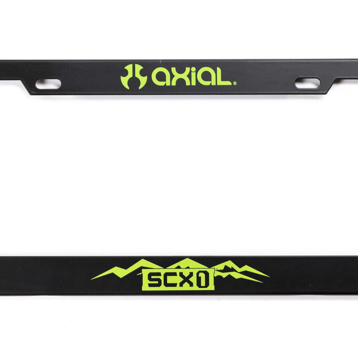 Axial SCX1 License Plate Frame, Green