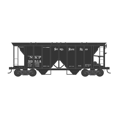 HO 70 Ton 2 Bay Covered Hopper Nickel Plate Road Road #99822