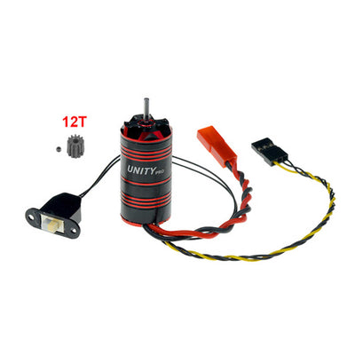 UNITY PRO 3500kv 2-in-1 Micro FOC Brushless System FOR REDCAT ASCENT-18