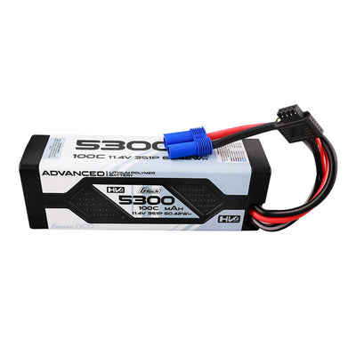 Gens Ace - 1706 - G-Tech 5300mAh 11.4V 100C 3S1P Lipo Battery Pack With EC5 Plug