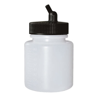 Iwata Big Mouth Airbrush Bottle 3oz/84ml Jar w/ 38mm Adaptor Cap